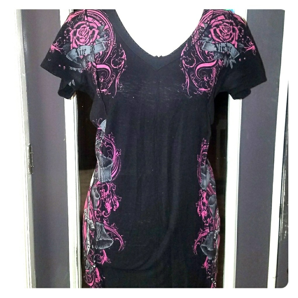 Sinful by Affliction Short Sleeve Shirt